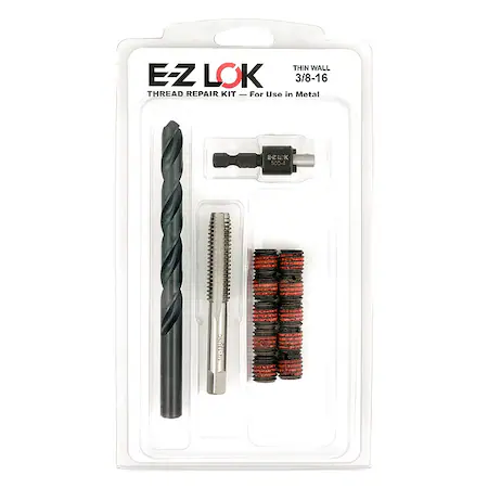 Self-locking steel thread repair insert, 3/8-16 internal thread, model EZ-310-6
