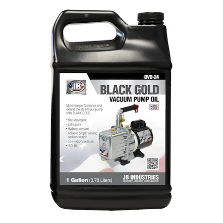 Black Gold vacuum pump oil, 1 gallon, model DVO-24