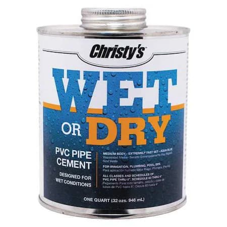 Christy's pvc pipe cement, 32 fl oz can
