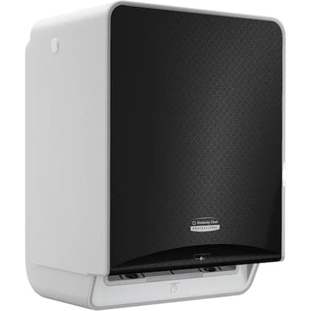 Kimberly-Clark Professional Icon automatic paper towel dispenser in black plastic