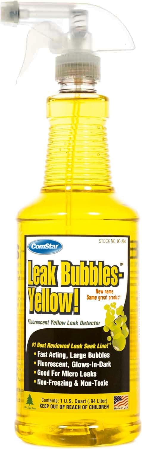 Comstar gas leak detector, model 90-204, yellow